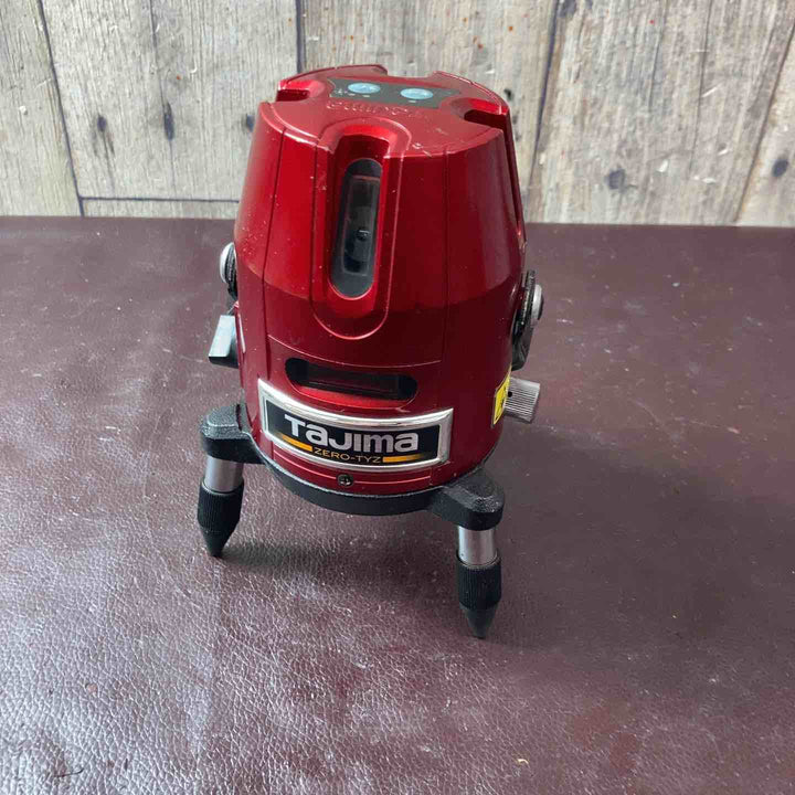 【中古品】タジマ(Tajima)  レーザー墨出し器 ゼロTYZ 縦・横・地墨 ZERO-TYZ 受光器付【東大和店】