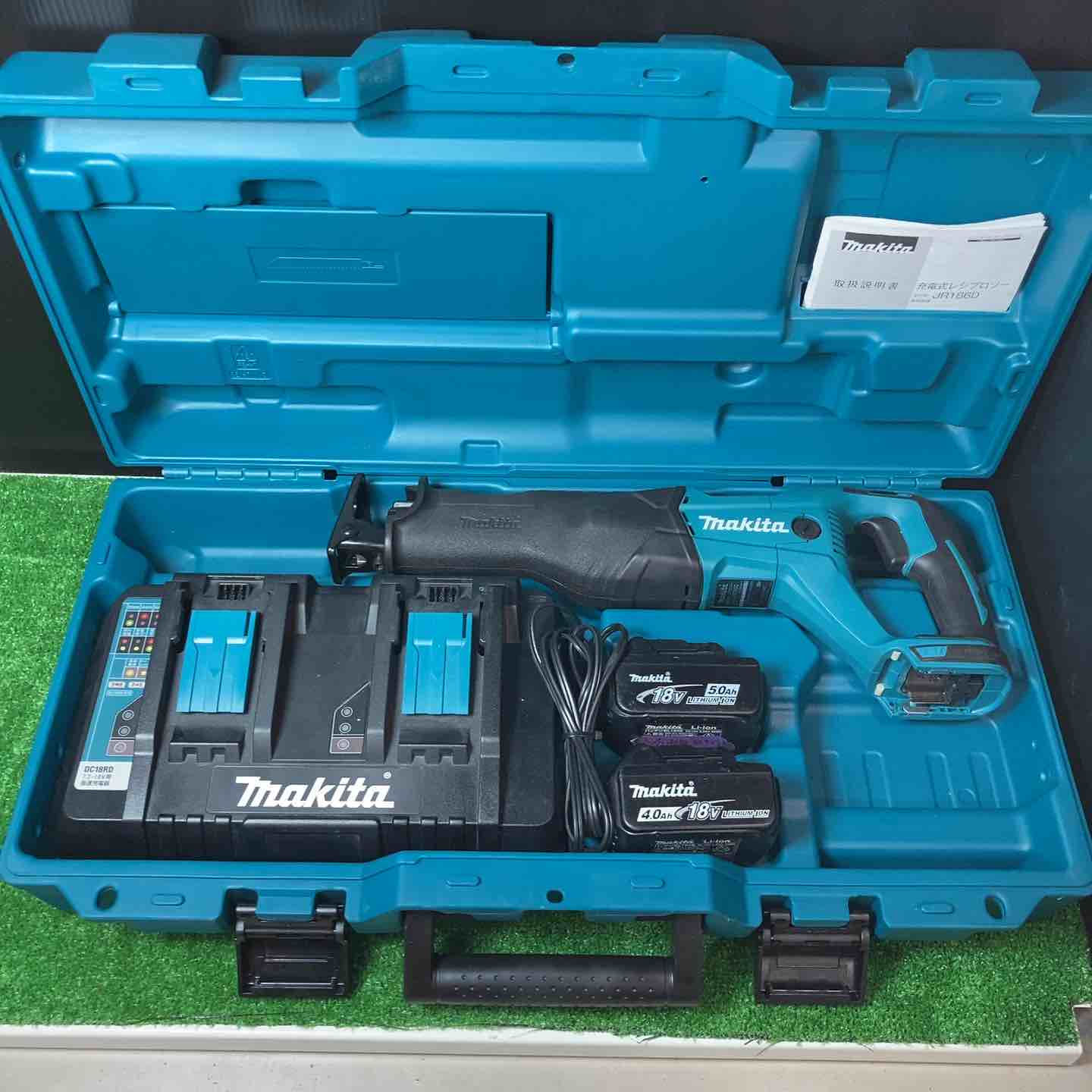 ★マキタ(makita) コードレスレシプロソー JR186DRGX 2口充電器・18V5.0Ah・4.0Ahバッテリー1個ずつ付き！【岩槻店】 ☆マキタ(makita) コードレスレシプロソー JR186DRGX 2口充電器・18V5