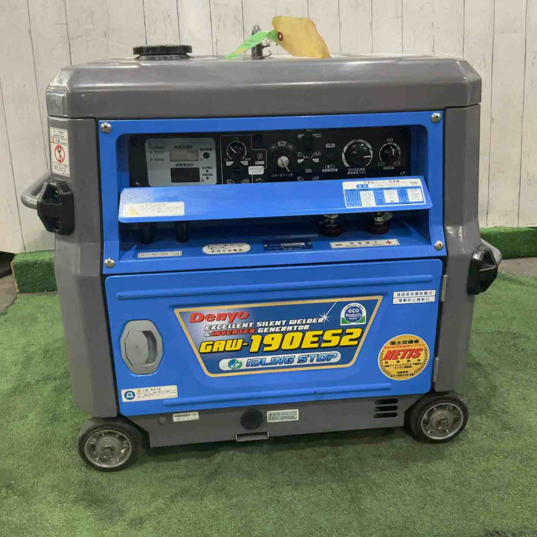 【店頭受取り限定】★デンヨー(Denyo) エンジンウェルダー GAW-190ES2 動作確認済【川口店】