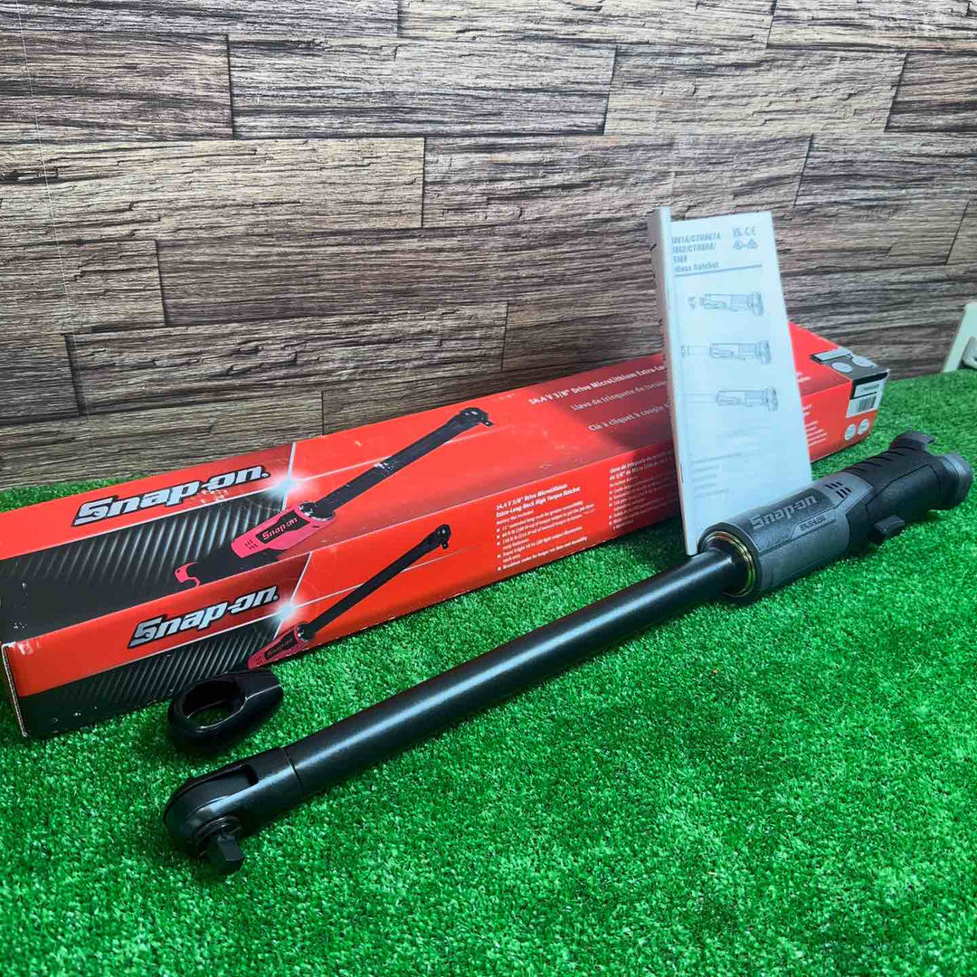 スナップオン/Snap-on 3/8sq 電動ラチェット エクストラロングネック CTR869GMDB ガンメタ 本体のみ 【桶川店】