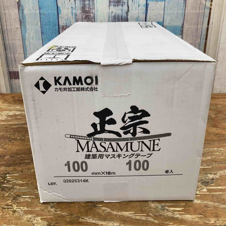 ◇正宗 マスキングテープ 100mm×18m 100巻き【柏店】