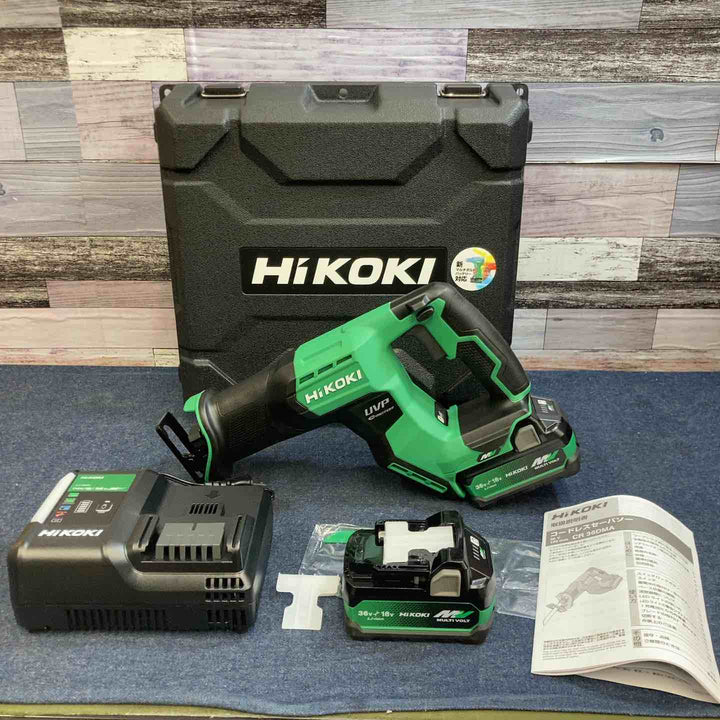★ハイコーキ(HIKOKI ※旧:日立工機) コードレスセーバーソー CR36DMA(2XPZ)【八潮店】
