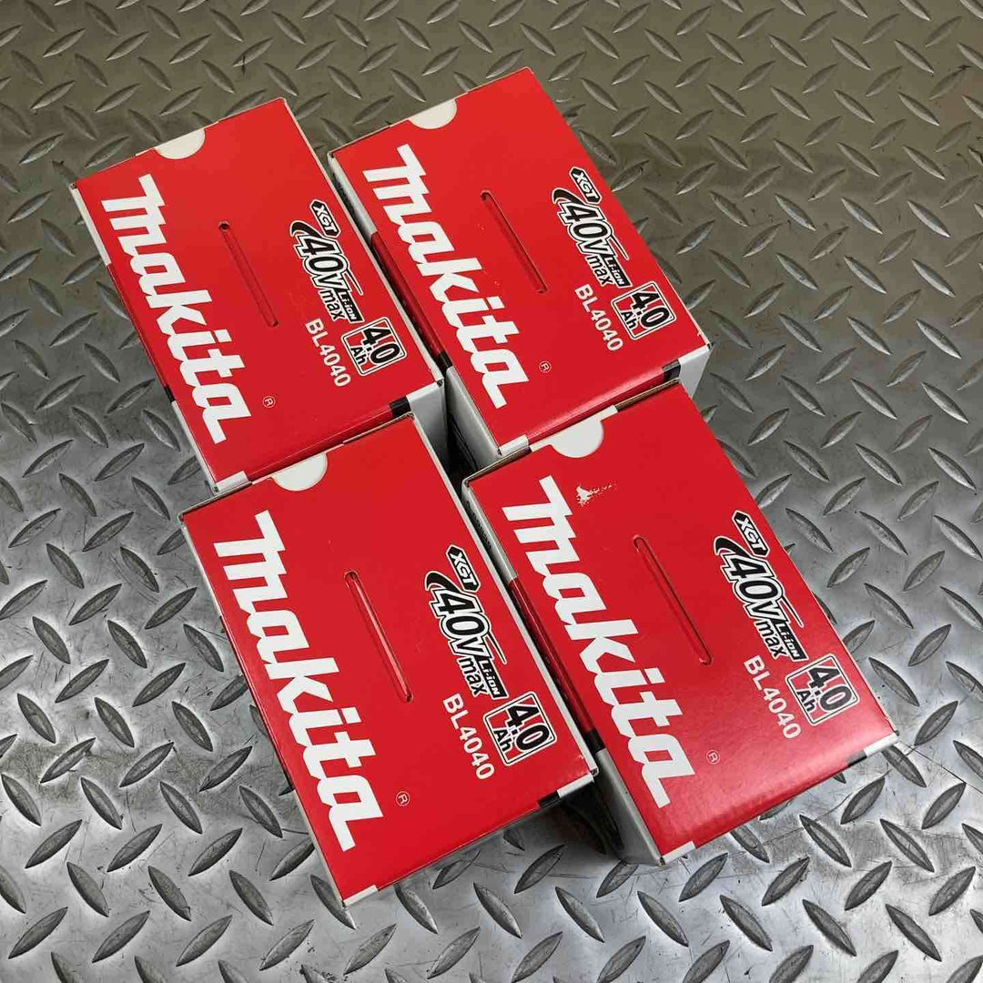 【未使用品】マキタ(makita) リチウムイオンバッテリー 40Vmax/4.0Ah BL4040　4個セット！