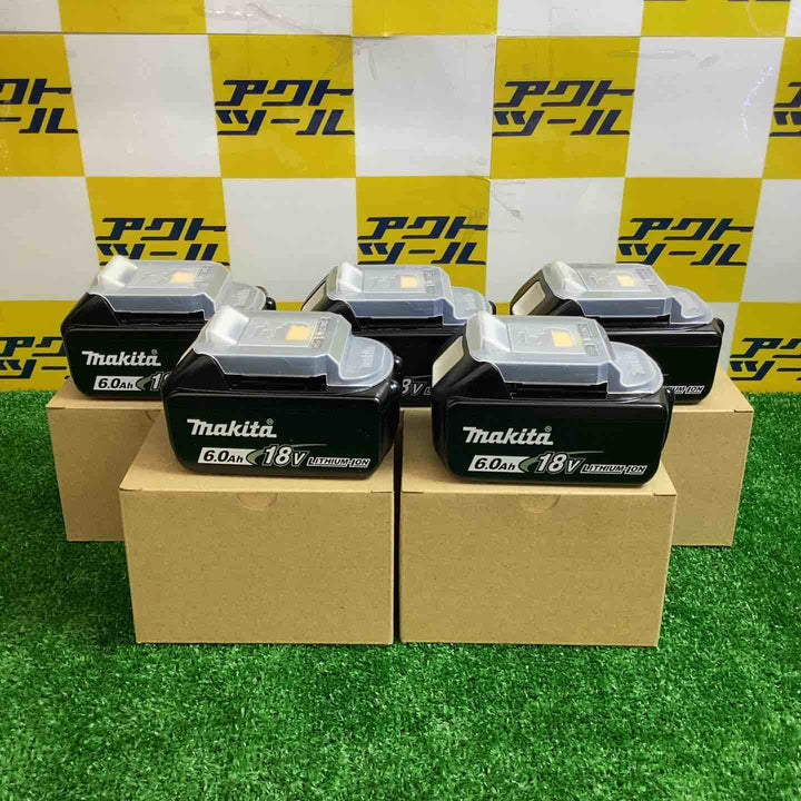 マキタ/makita 18V バッテリー BL1860B 5個セット 純正品【越谷店】