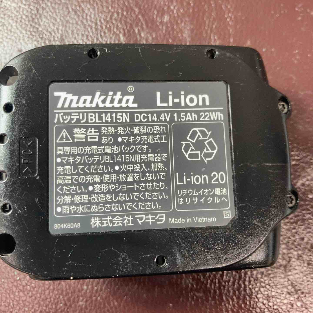 【中古品】☆マキタ(makita) コードレスクリーナー CL141FDZW バッテリー付属【東大和店】