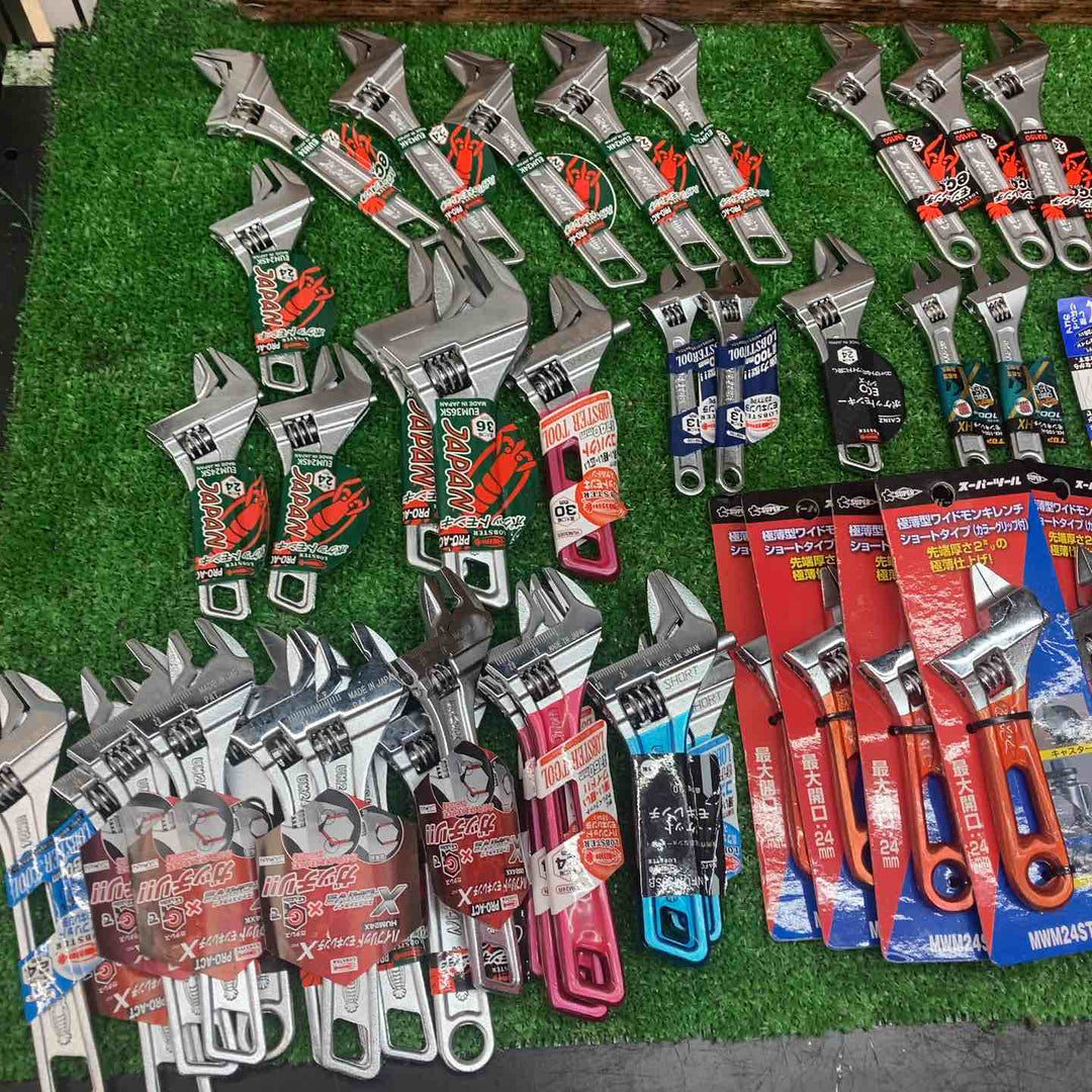 【未使用】モンキーレンチ80個まとめ売り 格安☆ ロブスター スーパーツール TOP 様々 24mm 30mm 36mm等 軽量 薄型 ショート 様々【川越店】