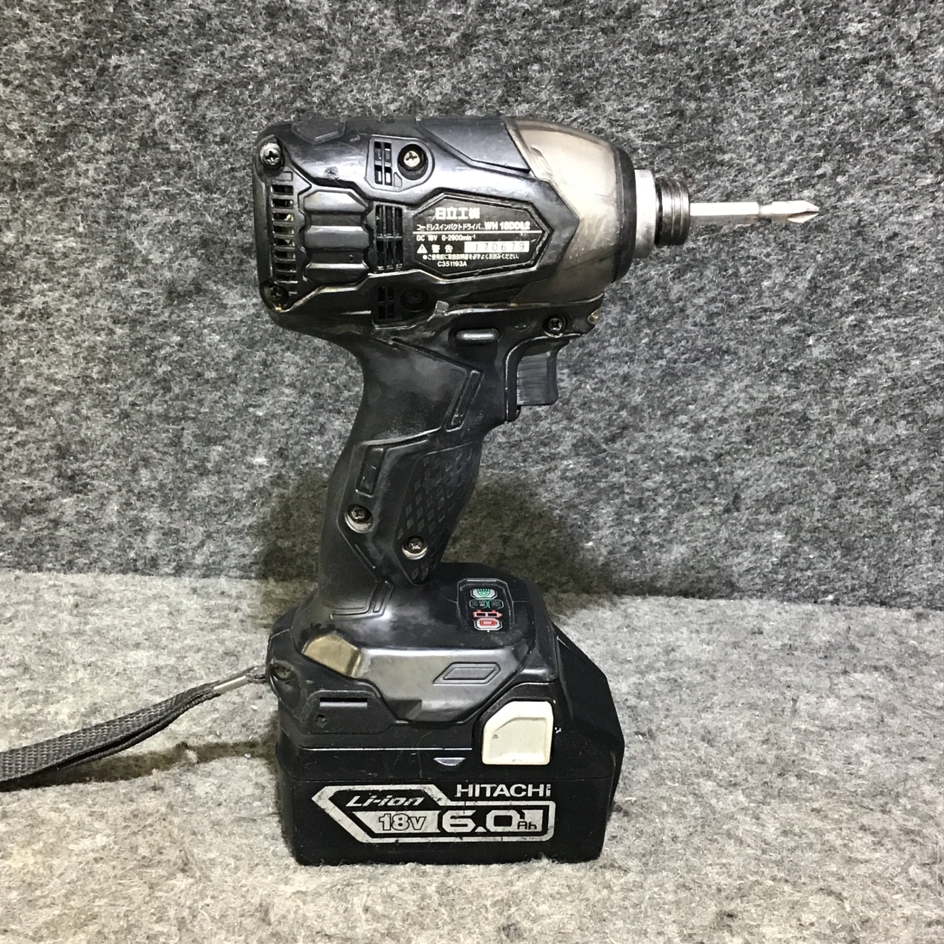 【中古品】ハイコーキ(HIKOKI ※旧:日立工機) コードレスインパクトドライバー WH18DDL(2LSCK)(B)【桶川店】