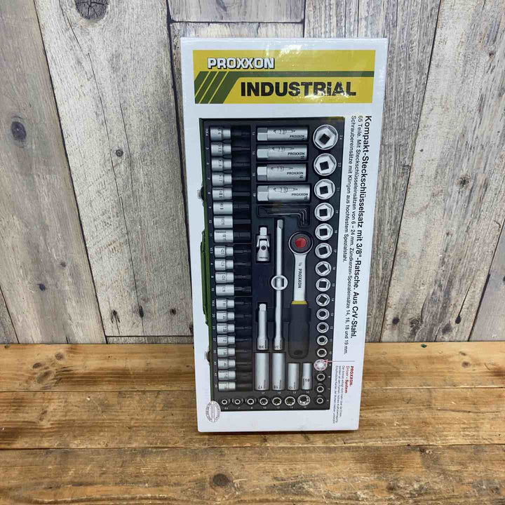 【未使用品(店頭展示品)】◇PROXXON(プロクソン) オートメカニックセット No.82114 差込角:9.5mm 65点 1セット【東大和店】
