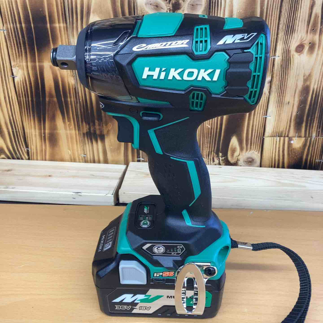 ハイコーキ(HIKOKI ※旧:日立工機) コードレスインパクトレンチ WR36DC(2XP)ボルト ナット 締め 緩め 大型ボルト タイヤ交換 ホイール ナット 鉄骨 配管 支持ボルト 足場 修理 メンテナンス 【越谷店】