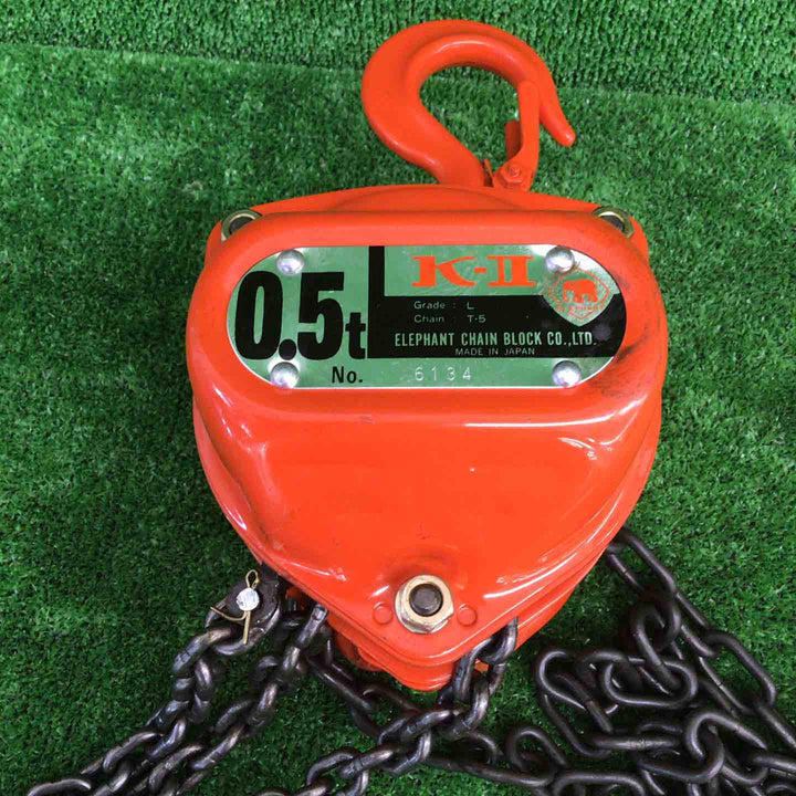 【中古美品】 象印 チェーンブロック 0.5t K-Ⅱ型 【鴻巣店】