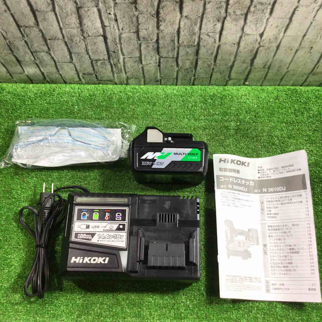 ★ハイコーキ(HIKOKI ※旧:日立工機) コードレスタッカー N3610DJ(XP)【川口店】