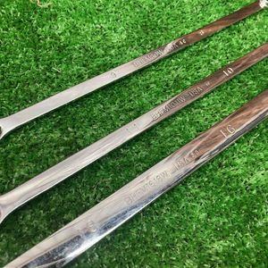 ▲マックツール(MACTOOLS)ストレートメガネレンチ各種3本まとめて　BHFM98W BHFM1011W BHFM1618W【川越店】