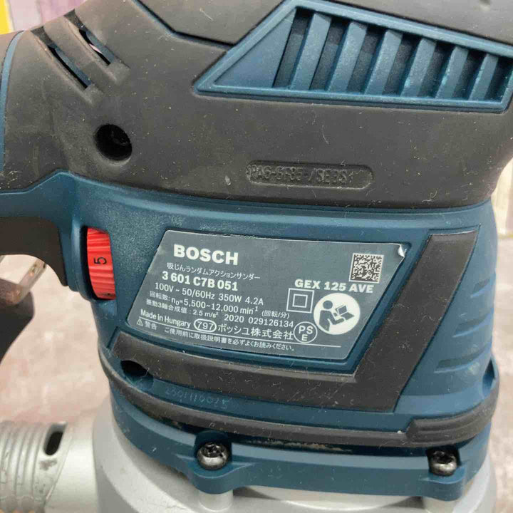 ◇BOSCH(ボッシュ) 吸じんランダムアクションサンダー GEX125AVE【八潮店】