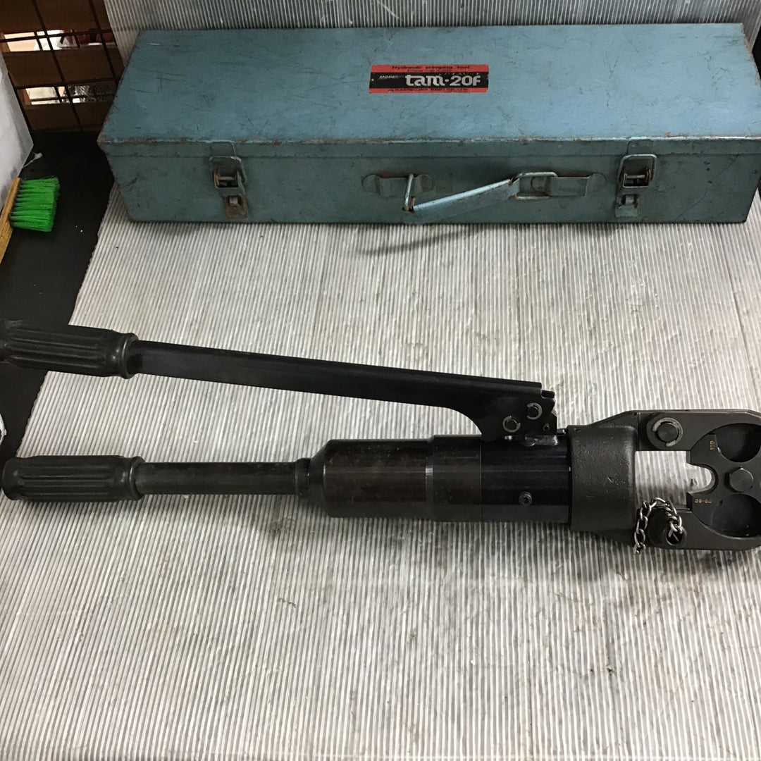 【中古】亀倉精機  手動油圧圧着工具 TAM-20F【草加店】