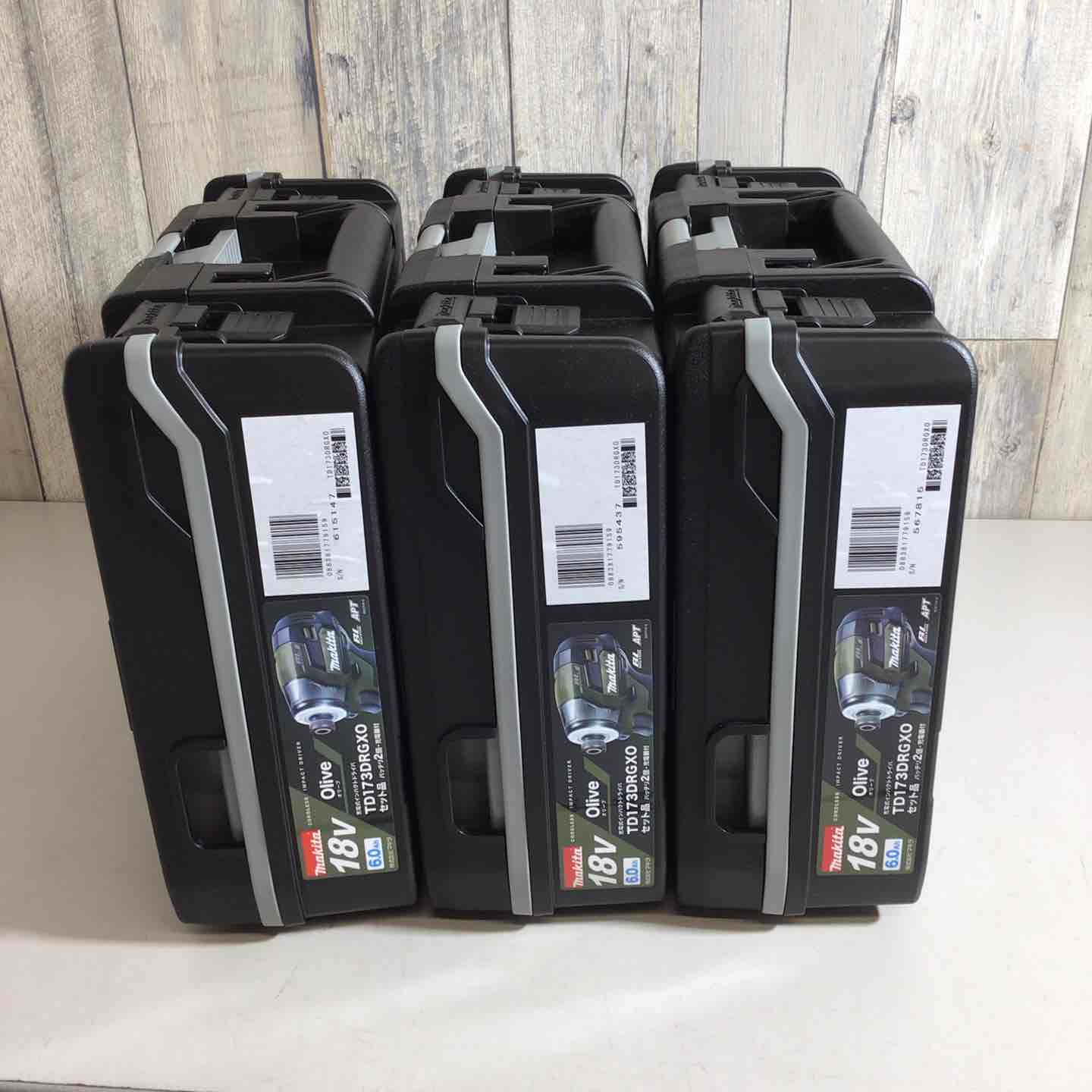 ★マキタ(makita) コードレスインパクトドライバー TD173DRGXO 3台セット オリーブ【戸田店】 ☆マキタ(makita) コードレスインパクトドライバー TD173DRGXO 3台
