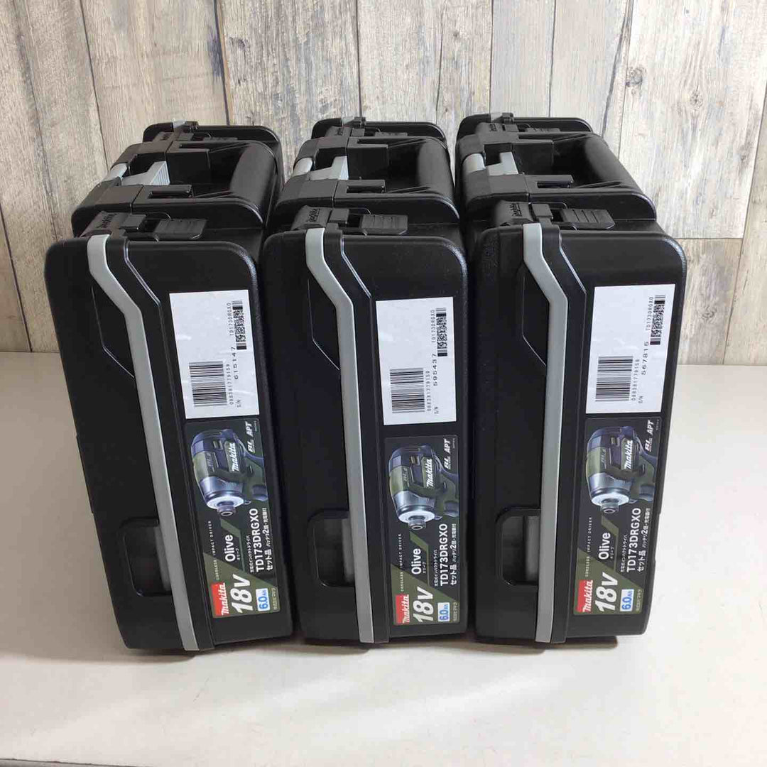 ★マキタ(makita) コードレスインパクトドライバー TD173DRGXO 3台セット オリーブ【戸田店】