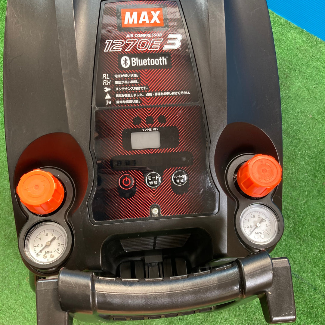 ★マックス(MAX) エアコンプレッサー AK-HH1270E3_ブラック【岩槻店】