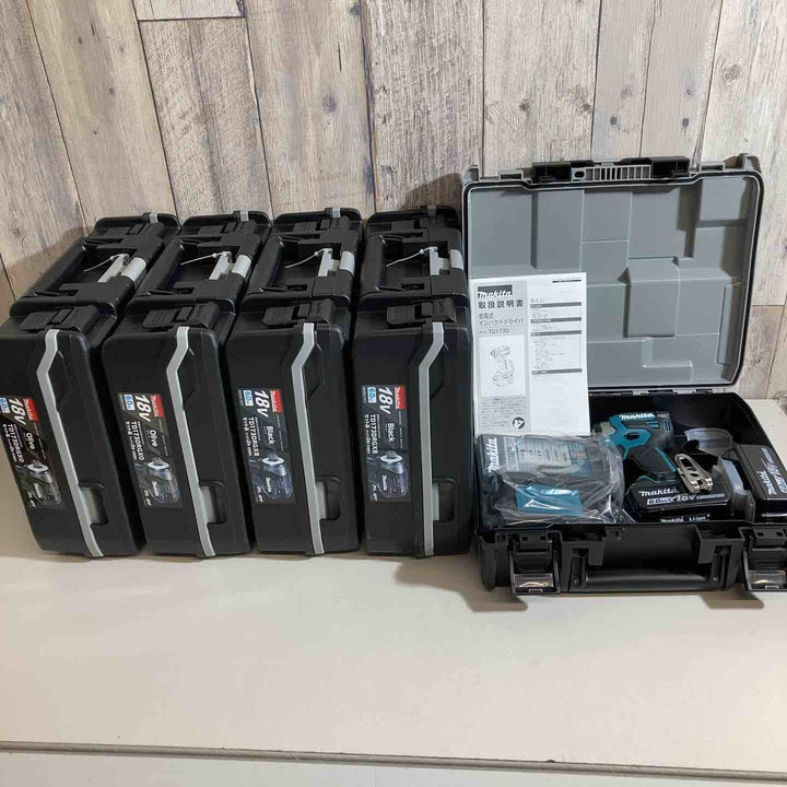 【未使用品】マキタ(makita) コードレスインパクトドライバー TD173DRGX TD173DRGXB TD173DRGXO 5台セット 青 ブルー 黒 ブラック オリーブ