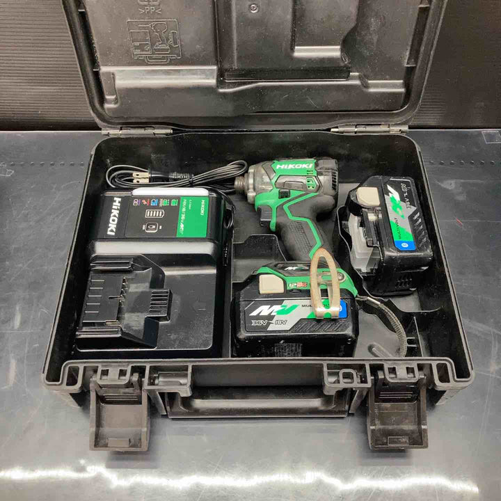 ★ハイコーキ(HIKOKI ※旧:日立工機) コードレスインパクトドライバ WH36DC(2XPS)(L) Bluetooth対応電池【川越店】