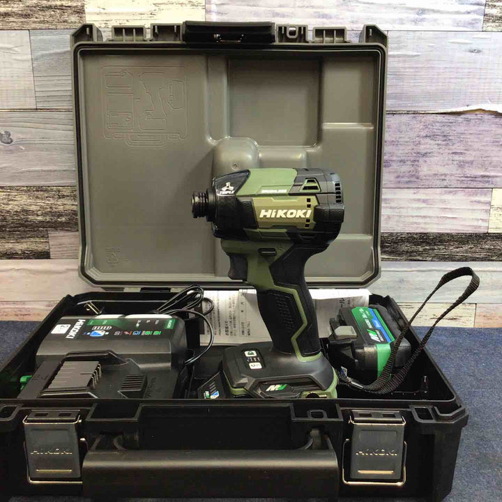 【未使用品】★ハイコーキ HIKOKI 36V コードレスインパクトドライバ フォレストグリーン WH36DD(2XHGSZ)【八潮店】