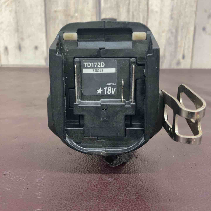 【中古品】 マキタ(makita) コードレスインパクトドライバー TD172DZB バッテリー1個付属 【東大和店】