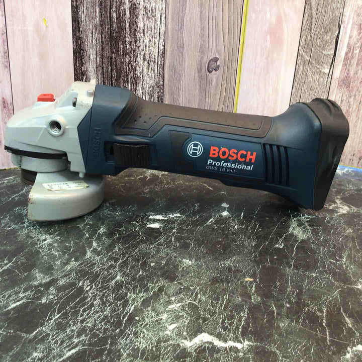 〇BOSCH(ボッシュ) 18Vバッテリーディスクグラインダー GWS18V-LI【八潮店】