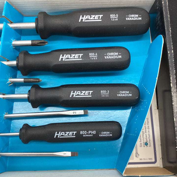 ハゼット(HAZET) プラスドライバー 8本 800/8-1【越谷店】