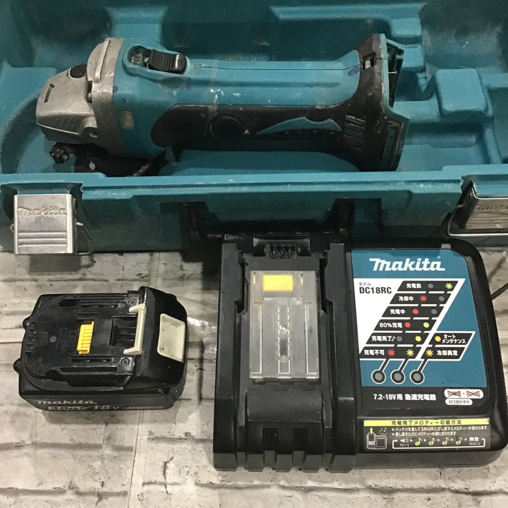 〇マキタ(makita) コードレスディスクグラインダ GA402DRF【川口店】