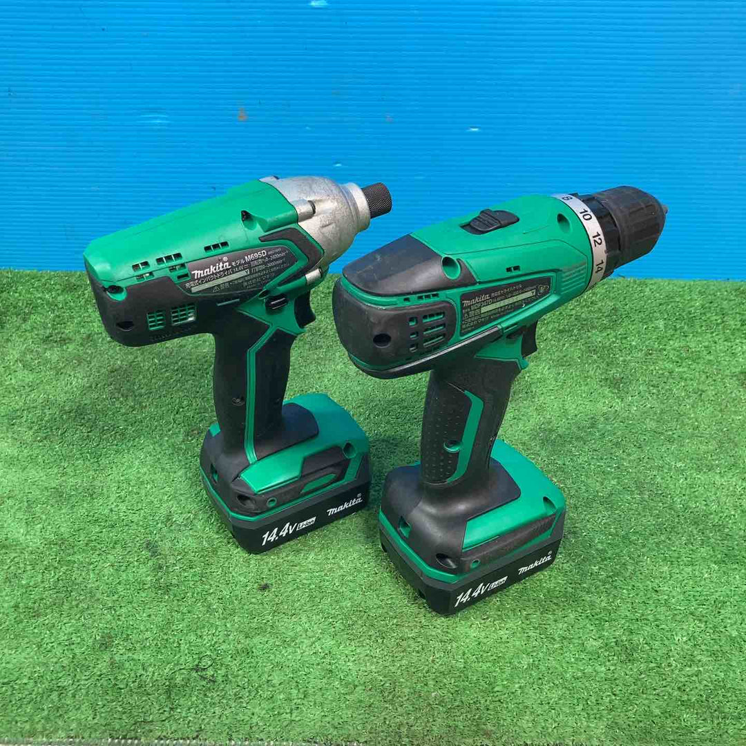 マキタ工具５点セット！インパクトドライバ M695、ドライバドリル MDF347、ディスクグラインダ M957、電気チェンソー M503、カンナ M191【岩槻店】