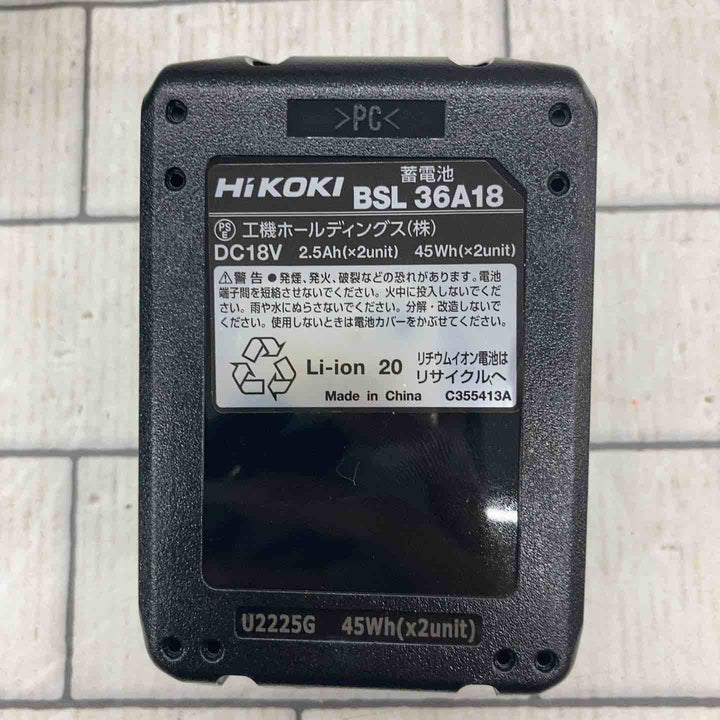 ★ハイコーキ(HIKOKI ※旧:日立工機) コードレスレシプロソー CR18DB(XP)【所沢店】