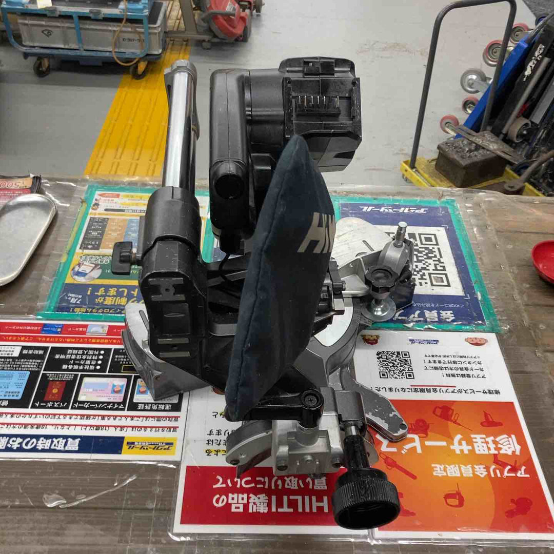 ★ハイコーキ(HIKOKI ※旧:日立工機) コードレス卓上スライド丸のこ C3607DRA(NN)　36V対応　180～190㎜【戸田店】