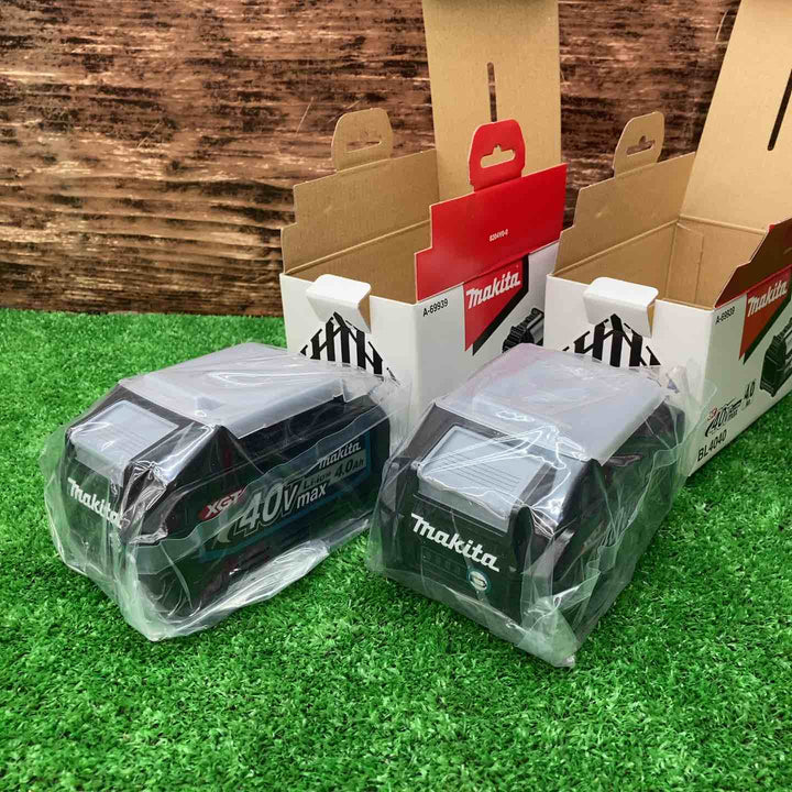 【未使用】在庫処分 makita(マキタ) 40Vmaxリチウムイオンバッテリ BL4040 2個セット【川越店】