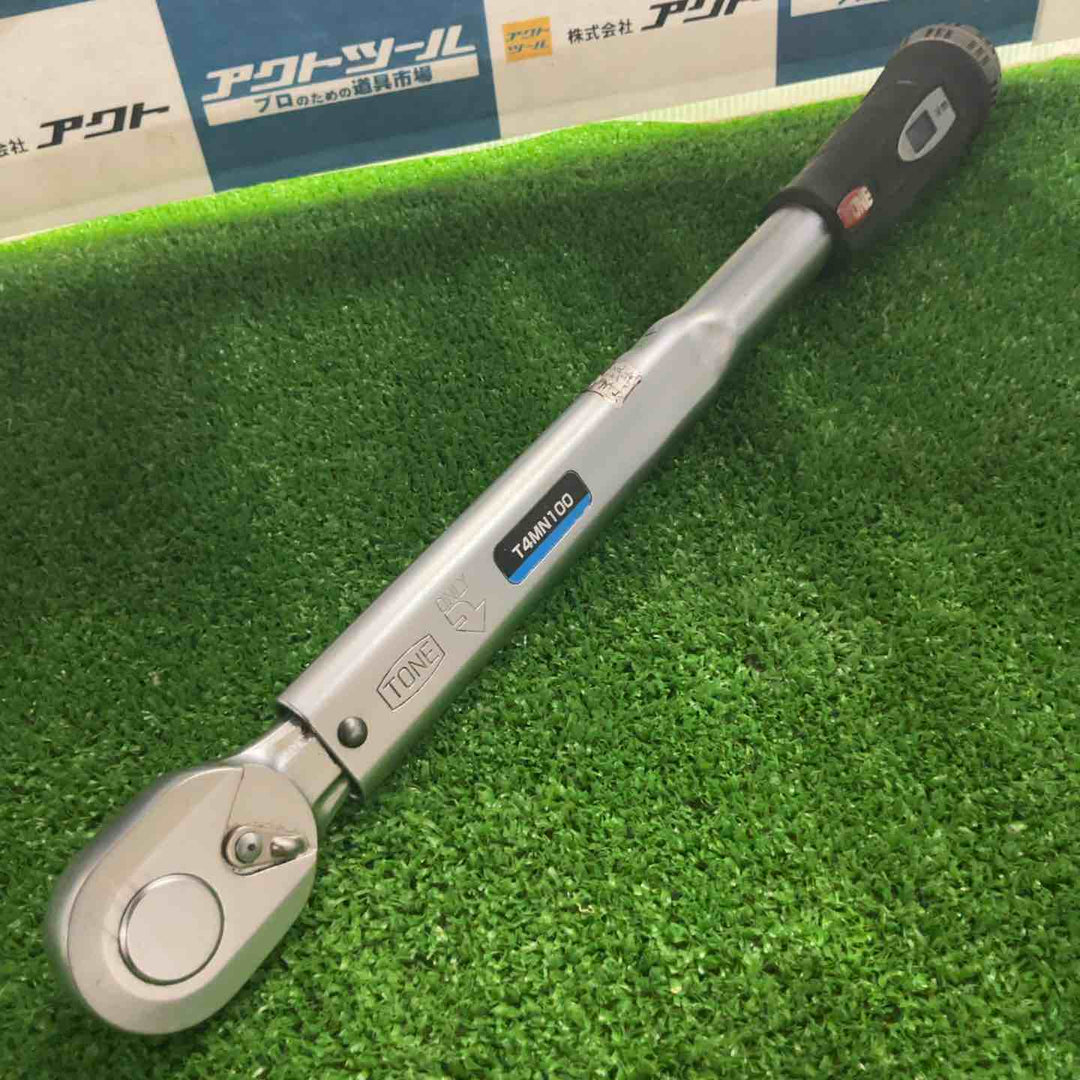 ◇トネ(TONE) プレセット形トルクレンチ(ダイレクトセットタイプ) 差込角12.7mm(1/2") T4MN100 100N・m【草加店】
