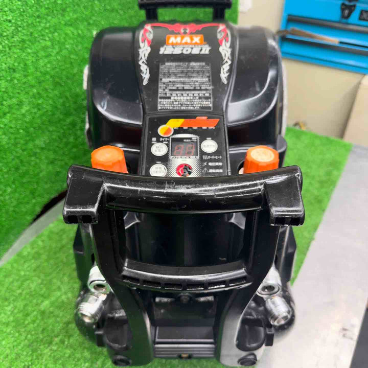【現状品】★マックス(MAX) エアコンプレッサー AK-HH1250E2_ブラック【桶川店】