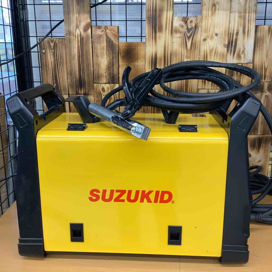 SUZUKID 溶接機 アイミーゴ200 100V/200V兼用 直流インバータ― 半自動 MIG MAG 手棒 ノンガス ガス SIG-200【越谷店】