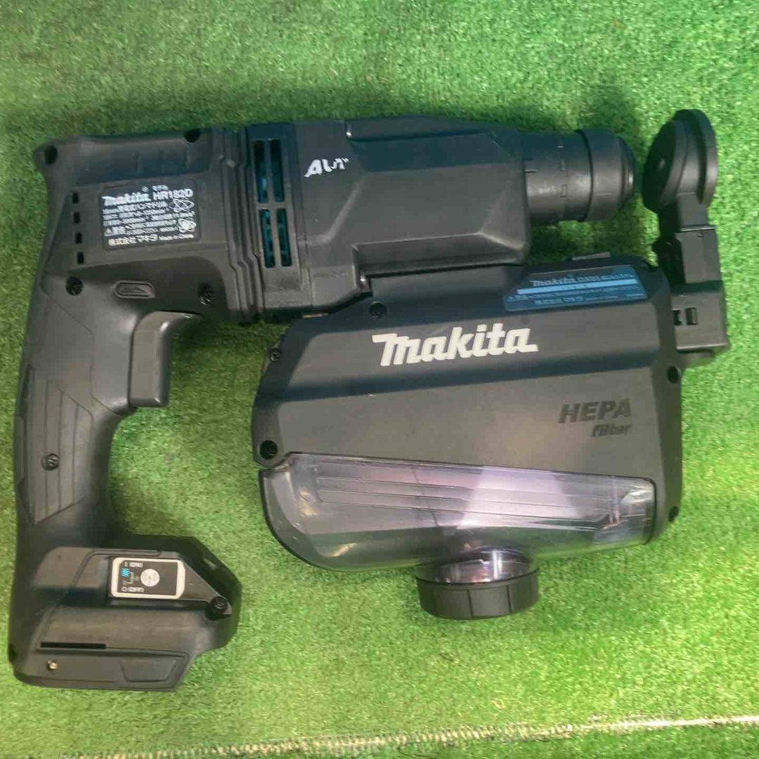 【中古品】★マキタ(makita) コードレスハンマドリル HR182DGXVB ◇バッテリー×1個セット (充電数 3回！)【岩槻店】