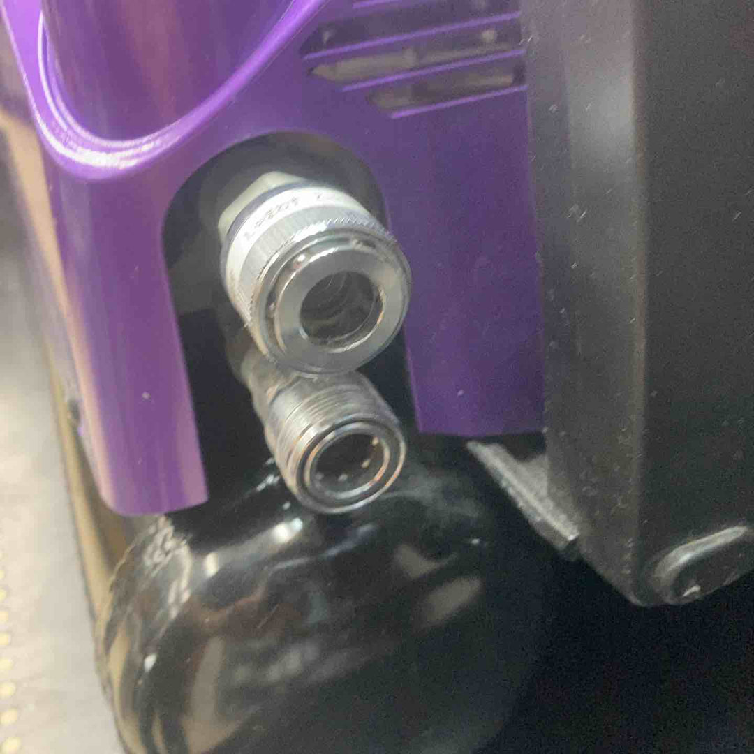 【中古品】マックス(MAX) 高圧エアコンプレッサー AK-HL1270E3 メタリックパープル 動作確認済み【川越店】