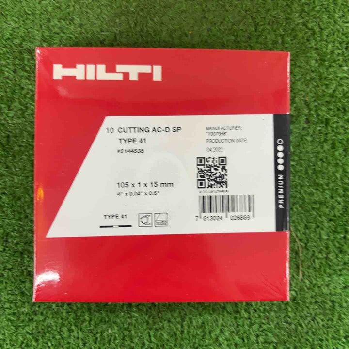 ◇ヒルティ(HILTI) 切断砥石 AC-D SP 105X1.0X15mm TYPE 41 #2144838【川崎店】