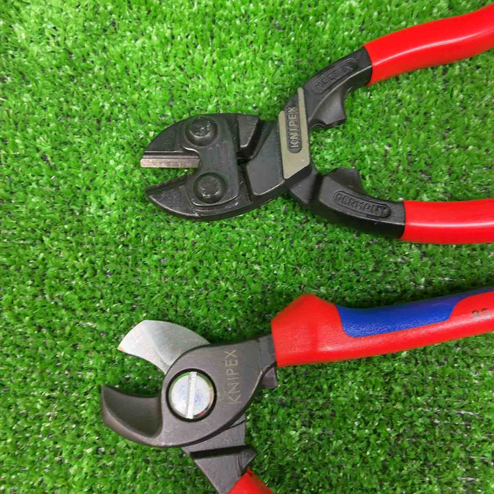 KNIPEX ミニクリッパー 250mm 7101250、ケーブルカッター 9512165、スーパーニッパー 125㎜ 7813125、ケーブルシザース 9505155 計4点セット【藤沢店】
