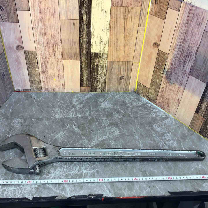 【中古品】DIAMALLOY モンキーレンチ 24IN STEEL MADE IN USA【八潮店】