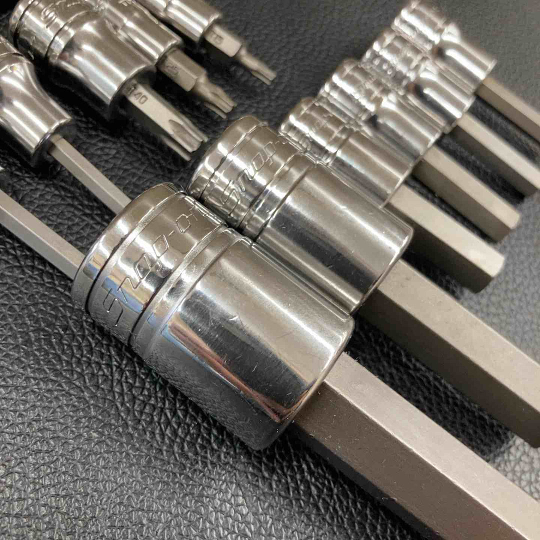 スナップオン/Snap-on ヘックスソケット SA18E、16、FA12、10、8、7、6、5、FTX40T、TTX25E、15 11点【八潮店】