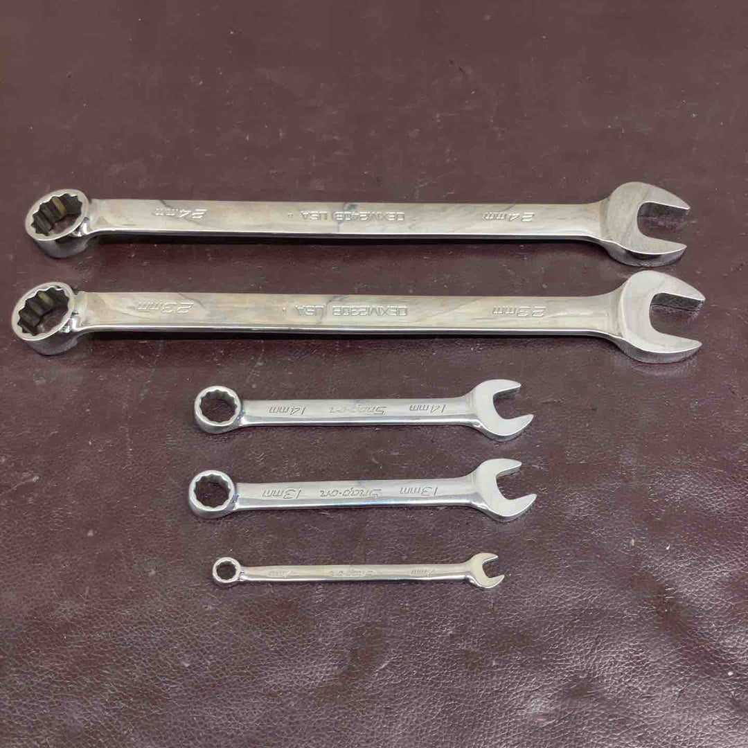 【中古品】 スナップオン(Snap-on) コンビネーションレンチ OEXM7B・OEXM230B・OEXM240B 5本組 【東大和店】