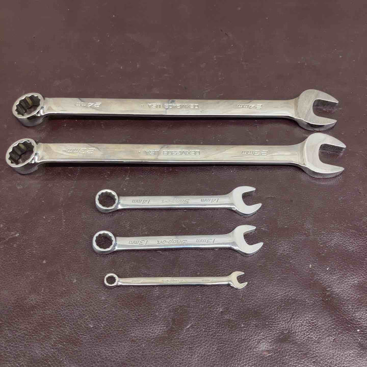 【中古品】 スナップオン(Snap-on) コンビネーションレンチ OEXM7B・OEXM230B・OEXM240B 5本組 【東大和店】