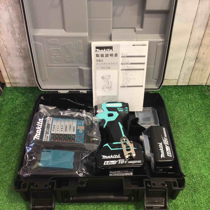 マキタ(makita) 18Vコードレスインパクトドライバ TD173DGXTB ターコイズブルー【町田店】