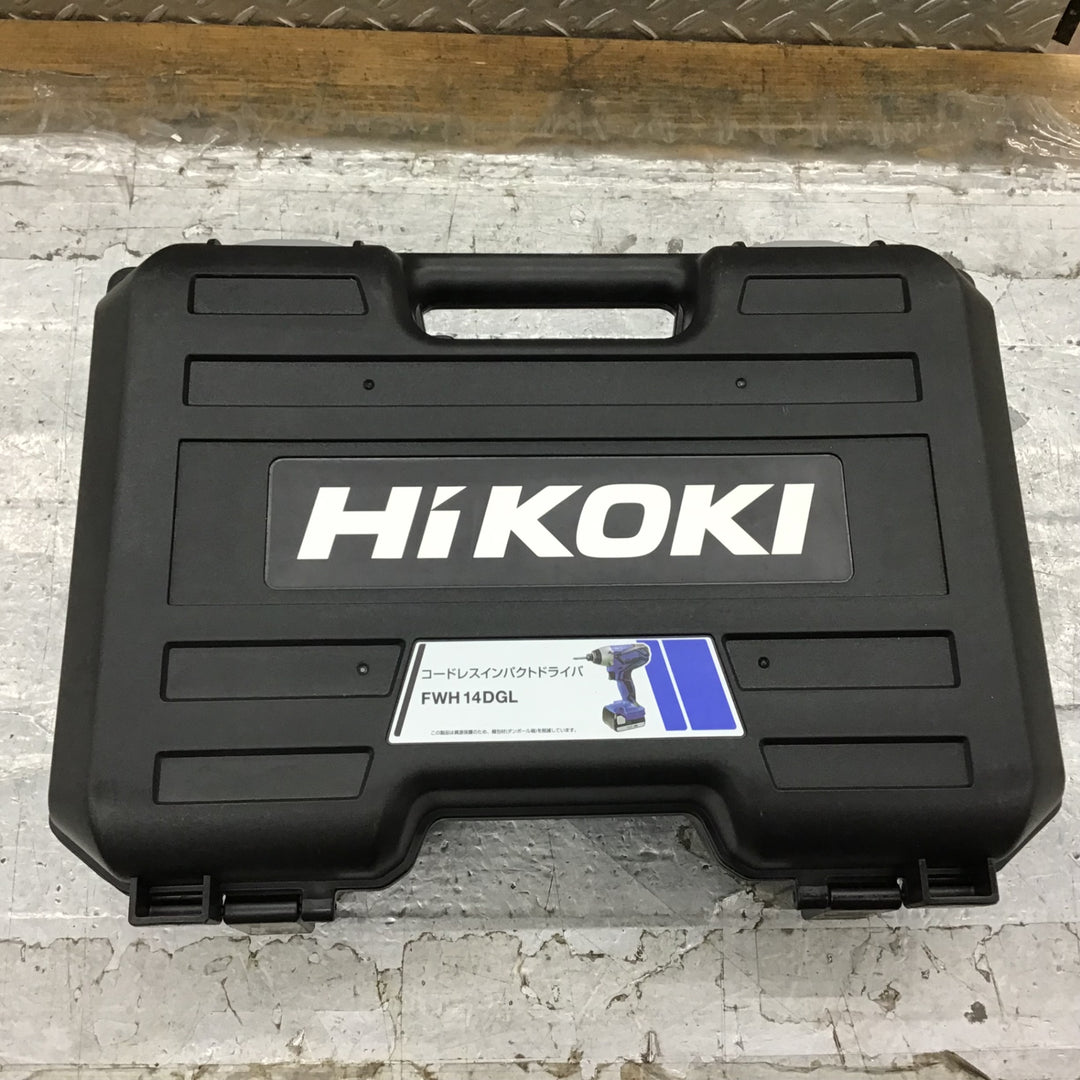 〇ハイコーキ(HIKOKI ※旧:日立工機) コードレスインパクトドライバ FWH14DGL(2LEGK)【所沢店】