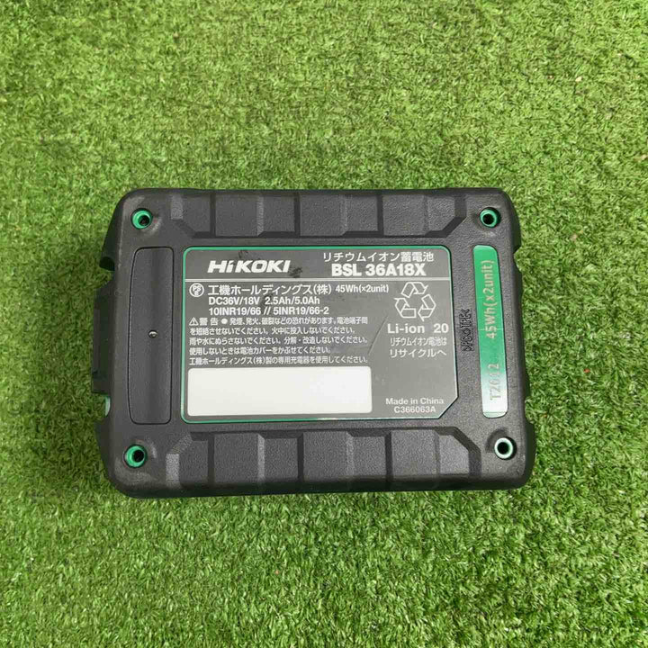 【未使用品】【10個セット】ハイコーキ(HIKOKI)リチウムイオンバッテリー BSL36A18X 36V/2.5Ah【藤沢店】