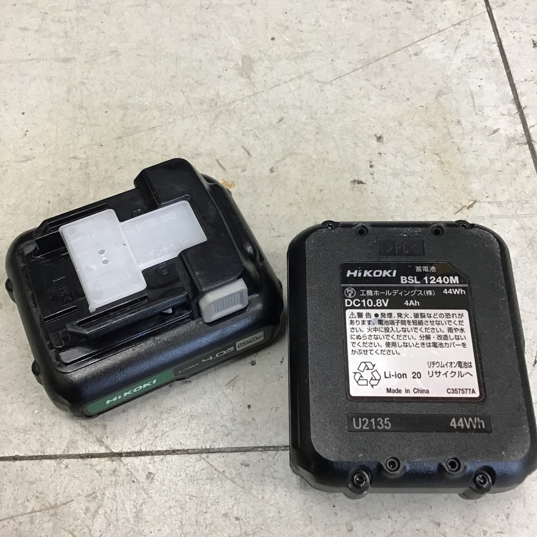 【中古品】 ハイコーキ/HIKOKI ※旧:日立工機 コードレスインパクトドライバー WH12DCA(2LS) 【鴻巣店】