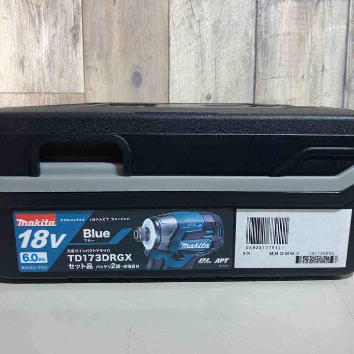 ★マキタ(makita) コードレスインパクトドライバー TD173DRGX バッテリー2個付属 純正品【戸田店】