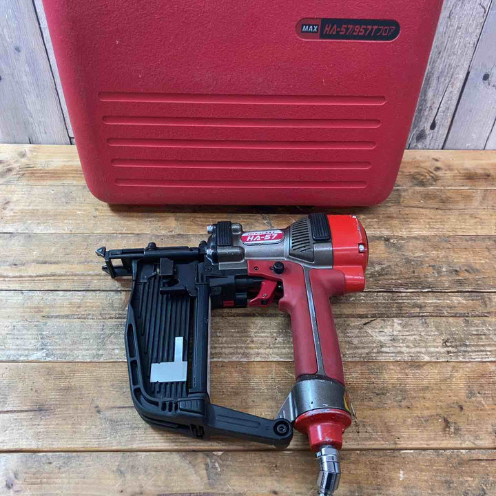 【中古品】 ◇マックス(MAX) 高圧フロアタッカ HA-57/957Tフロア 【東大和店】