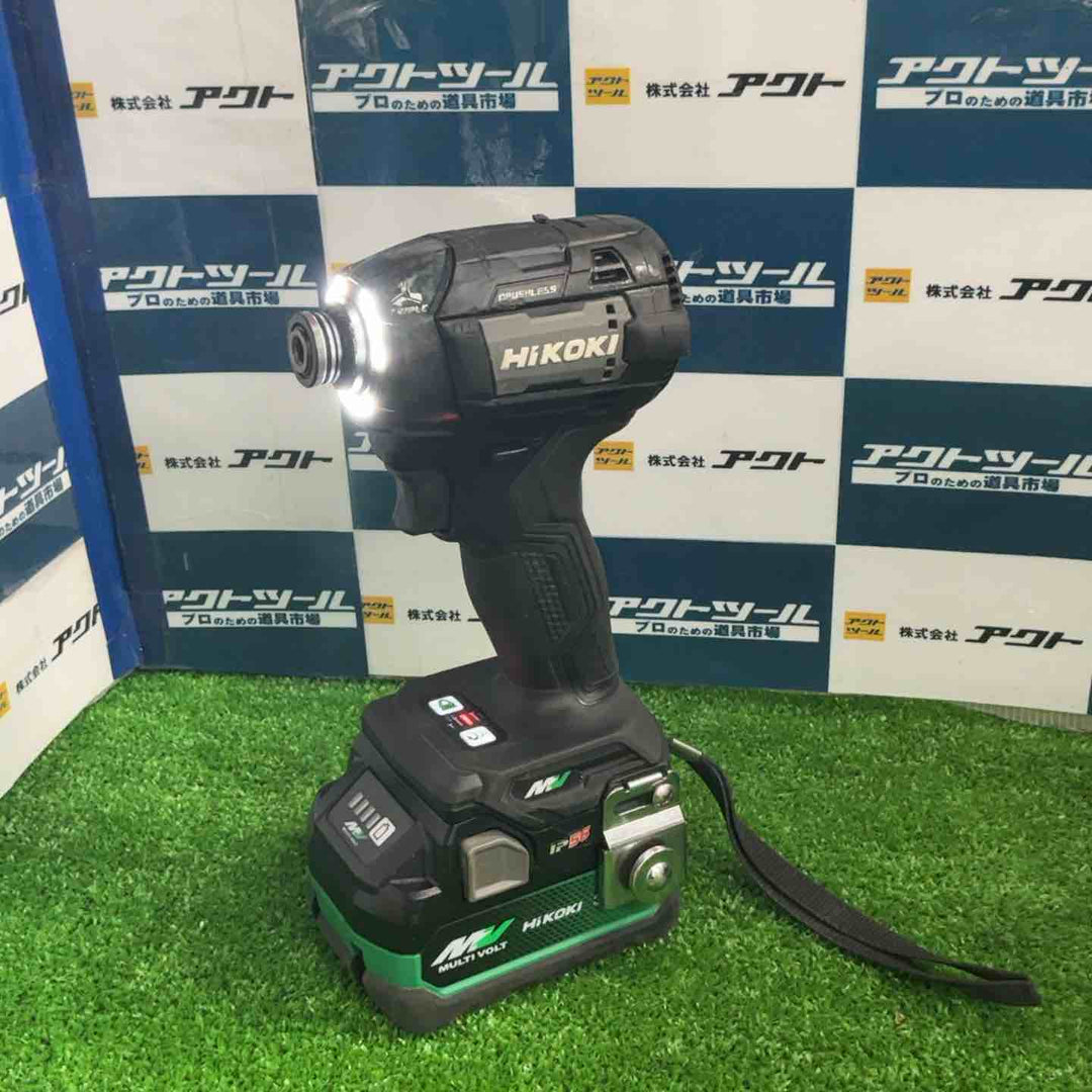 ★ハイコーキ(HIKOKI ※旧:日立工機) コードレスインパクトドライバ ストロングブラック WH36DD(2XHBSZ)【草加店】